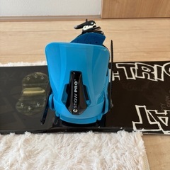 SLQ キッズ スノーボード 130cm ブラック 初心者 スノープロの画像