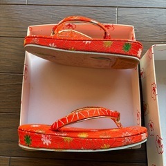 七五三用ぞうりの画像