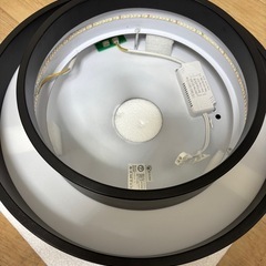 【新品】シーリングライト 直径40cm ブラック 6-8畳用 の画像