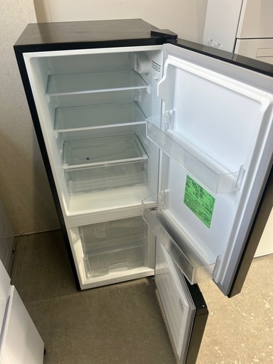 お買得☆美品☆2024年製☆アイリス☆2ドア☆133L☆ブラック色☆激安冷蔵庫☆