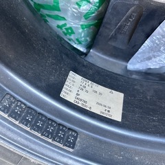 ハイエース用 スペアタイヤ1本 ESSEX EC-17 17インチ + YOKOHAMA PARADA PA03 215/60R17C 109/107S 残溝たっぷり の画像