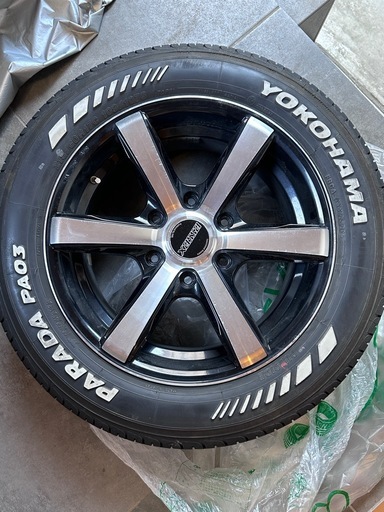 ハイエース用 スペアタイヤ1本 ESSEX EC-17 17インチ + YOKOHAMA PARADA PA03 215/60R17C 109/107S 残溝たっぷり