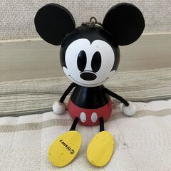 ミッキーマウス　木製人形の画像