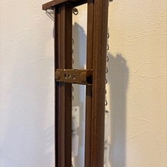 タチカワブラインドカーテンレール  170cm  木目調ブラウン(セピア)の画像