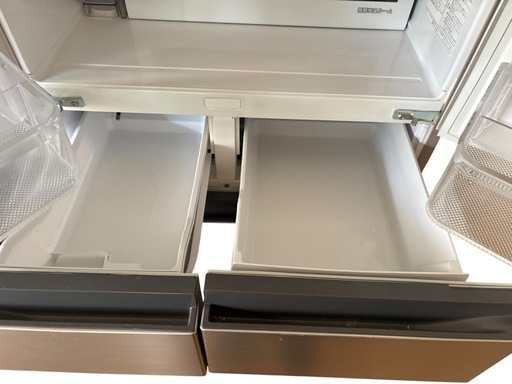 【美品】2021年製 日立 475L 大型冷蔵庫 フレンチドア 自動製氷 仙台市内配送設置可