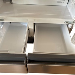 【美品】2021年製 日立 475L 大型冷蔵庫 フレンチドア 自動製氷 仙台市内配送設置可の画像