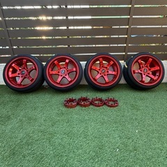 ハイエース　KBレーシング　18インチ　アルミホイールの画像