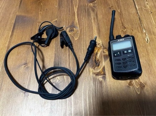ALINCO DJ-P321 無線機 イヤホンマイク付き