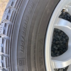 トヨタ純正 15インチ アルミホイール 4本 プリウス ウィッシュ等 15×6.5J +40 PCD100 5穴の画像