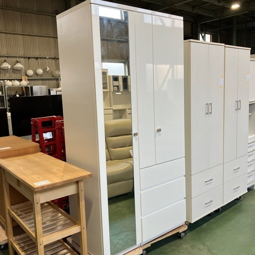 【新品7.5万】マルチタンス(クエスT 100MT WH) ニトリ　クローゼット　ワードロープ　白　引き出し　ホワイト　家具　タンス　