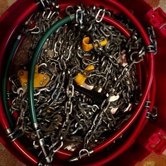 雪道楽GII 特殊合金鋼リングチェーン YG209 ジャッキアップ不要の画像