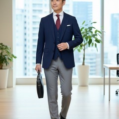 SUIT SELECTジャケット&ジレ　AB4の画像