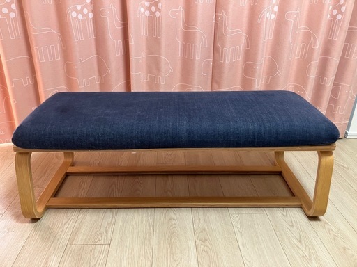 無印良品 リビングでもダイニングでもつかえるベンチ1 　
