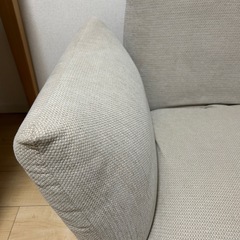 無印良品 リクライニングフロアソファ ベージュの画像