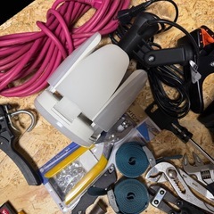 工具　色々セット　ラチェット　モンキー　トルクレンチ　プライヤー　投光器　など　の画像