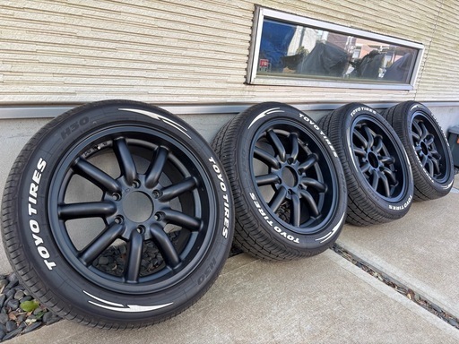 美品バリ山18インチファブレスヴァローネMC-9 225/50/18ハイエース等