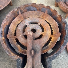 鉄製 ガスコンロ 業務用鋳物 の画像