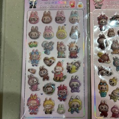 ラブブ　ぷくぷくシールの画像