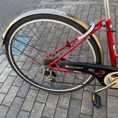 27インチ　シティサイクル　LED自動点灯　変速機ありの画像