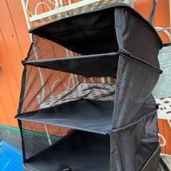 TABITORA タビトラ 吊り下げ収納ボックス ブラック 収納バッグの画像