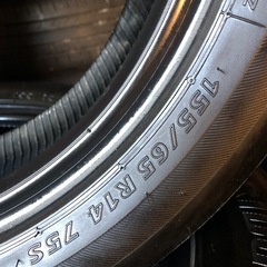 155/65R14夏タイヤ取り付け無料の画像