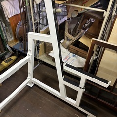 【倉庫保管】 トレーニング機器　バーベル ラック 筋トレ プレートの画像