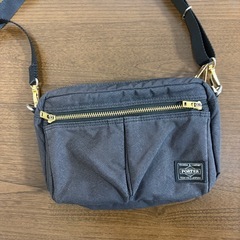 最終値下げ　PORTER ブラックショルダーバッグ　ドラフトの画像