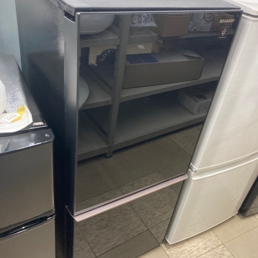 【ジモティー割引で最大15％OFF⭐️】2019年製　SHARP　冷蔵庫 SJ-GD14E-B　黒
