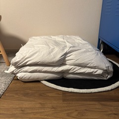 ニトリ 羽毛掛け布団 シングル 150×210cm — ふんわり暖か ダウン50% / フェザー50% の画像