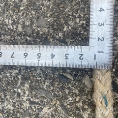 電気工事　通線ロープ　12φ 100m巻　中古の画像