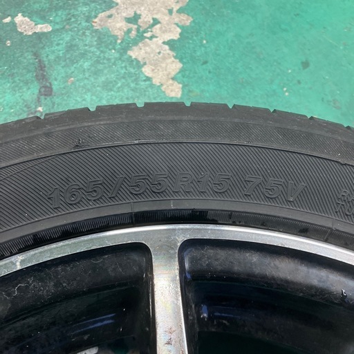決まりました。軽自動車用15インチアルミホイール