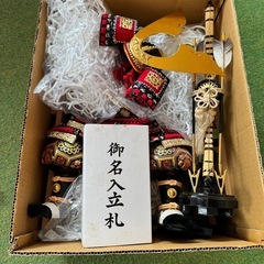 武者人形　子供大将飾の画像