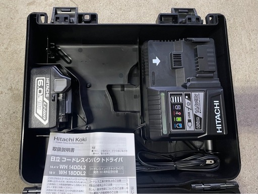 ハイコーキ　日立工機　　バッテリーBSL1860 充電器　ケース