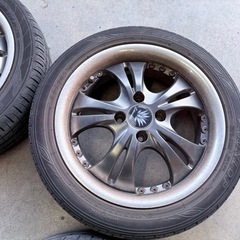 165/55R15・15×5J・ET45・ミライース外し・アルミホイール・エナセーブ・夏タイヤ付き・軽自動車用の画像