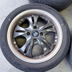 165/55R15・15×5J・ET45・ミライース外し・アルミホイール・エナセーブ・夏タイヤ付き・軽自動車用の画像