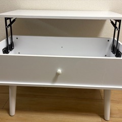 昇降式ローテーブル(MT-6181WH)の画像