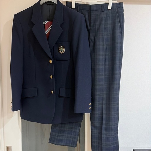 ［新品］出雲北陵高校男子制服上下、ネクタイ