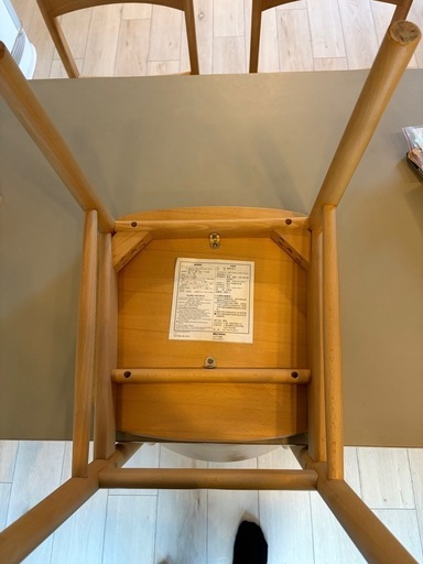 無印良品 ブナ材 ラウンドチェア ダイニングチェア (しゅん) 熊崎の