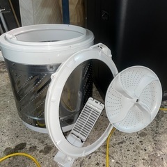 高年式 アイリスオーヤマ 2025年製 全自動洗濯機 6Kg IAW-T606 内部分解クリーニング済み ブラック 中古品 ③の画像