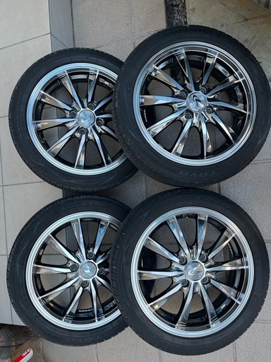 中古軽自動車用タイヤ＆ホイール１６５/５０Ｒ１５　４本セット
