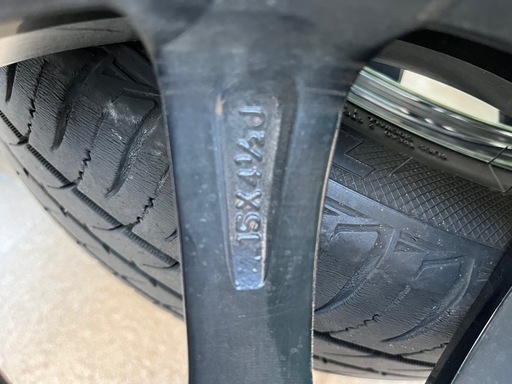 中古軽自動車用タイヤ＆ホイール１６５/５０Ｒ１５　４本セット
