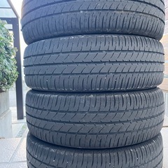中古軽自動車用タイヤ＆ホイール１６５/５０Ｒ１５　４本セット
の画像