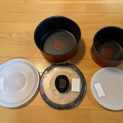 【まだまだ使える】T-falフライパンセット８点セットの画像