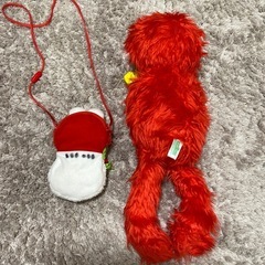 USJ エルモ　ポップコーンバケツ　ポシェット　ぬいぐるみの画像