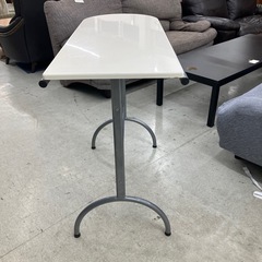 店2602-012 カウンターテーブル ホワイト① キズ汚れサビ有りの画像