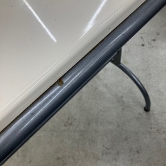 店2602-012 カウンターテーブル ホワイト① キズ汚れサビ有りの画像