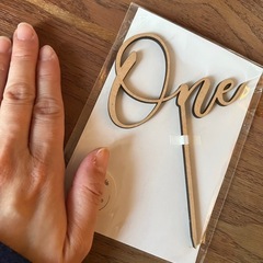 ケーキトッパー⭐︎一歳のお誕生日に！の画像