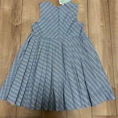 チェック柄ノースリーブワンピースの画像