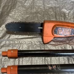 【無料】BLACK+DECKER 18V コードレス 高枝ポールチェーンソー GPC1820LN【ジャンク】の画像