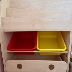 【購入者様決定】子供部屋　おもちゃ収納付き本棚の画像